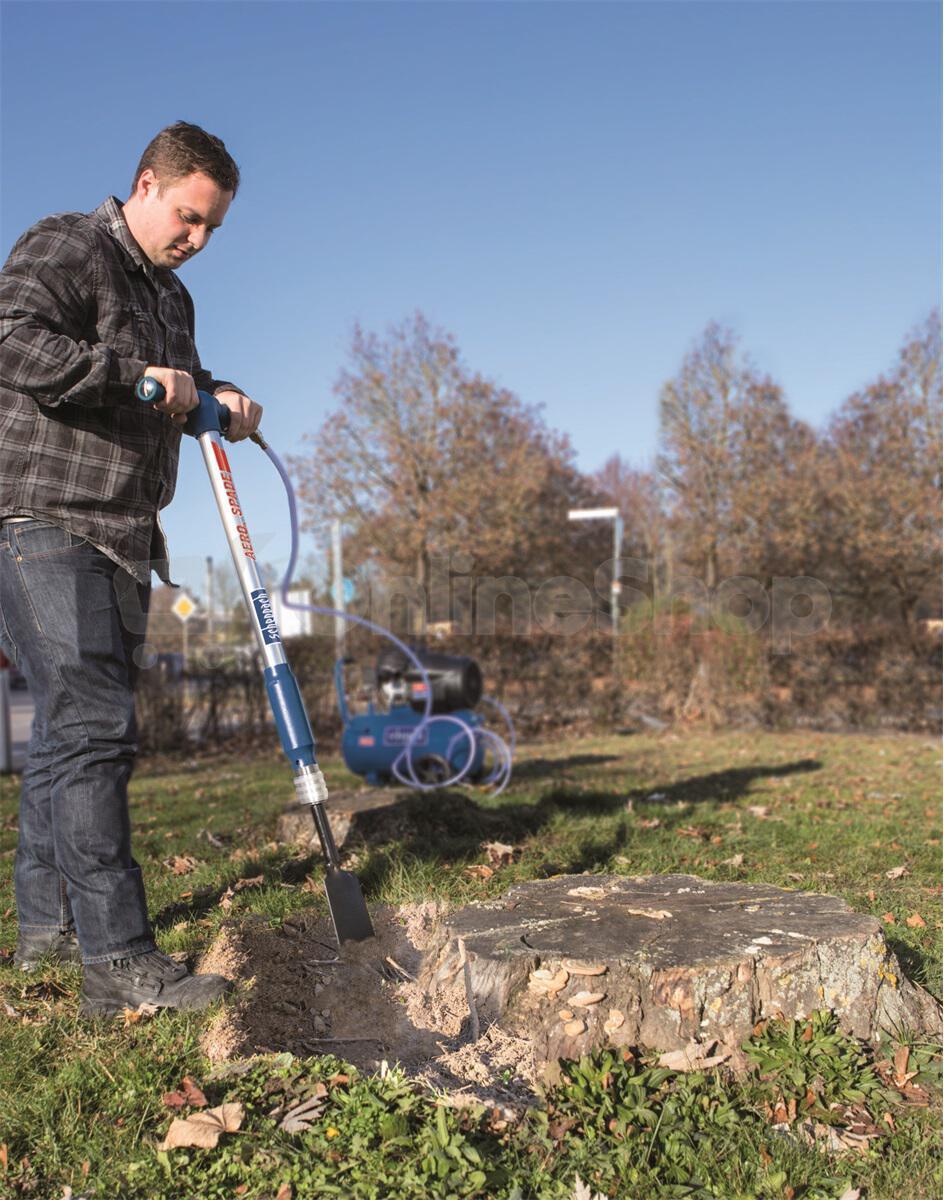 Pneumatický multifunkční nástroj Scheppach Aero 2 Spade, 5 v 1