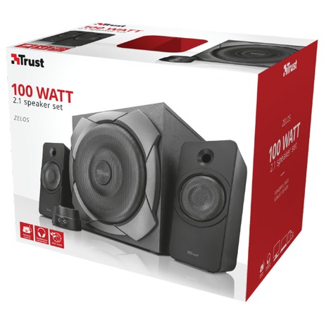 Trust Zelos 2.1 100 Watt Speaker set (foto 3)