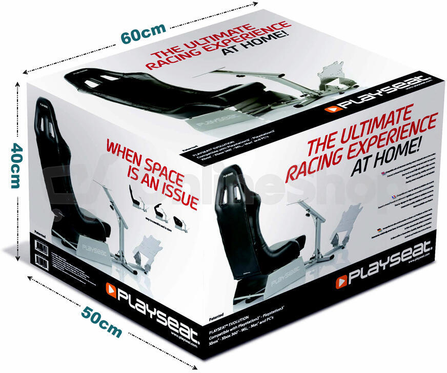 PLAYSEAT® Evolution black ActiFit (REM.00004)