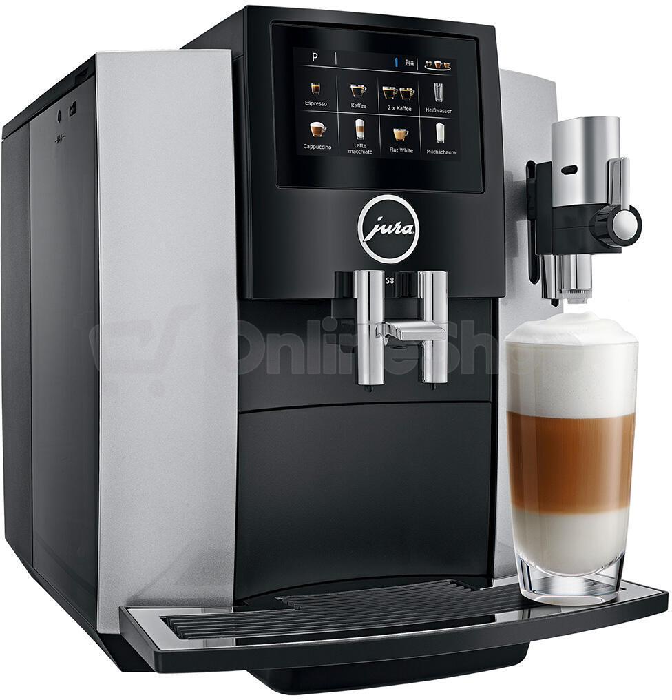 Kávovar Jura S8 Moonlight Silver