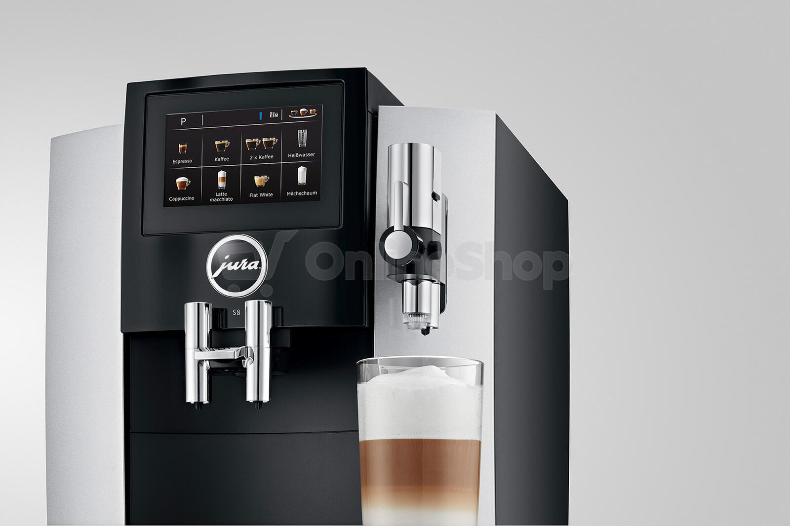 Kávovar Jura S8 Moonlight Silver