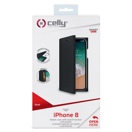 Celly Shell iPhone X,&nbsp;černé (foto 1)