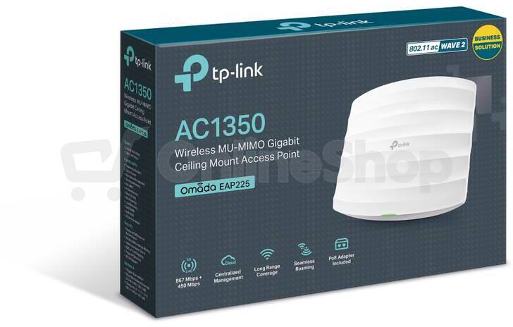 TP-Link EAP225 AC1350 WiFi Ceiling/Wall Mount AP