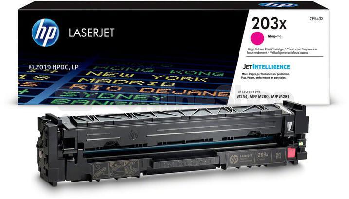 HP 203X High Yield Magnet Orig.LJ Cartridge,CF543X