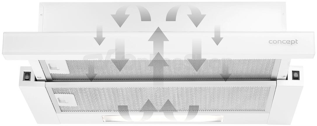 Odsavač par Concept OPV3560wh WHITE
