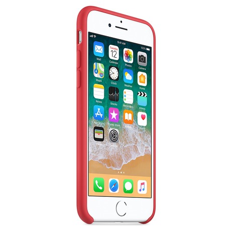 iPhone 8 / 7 Silicone Case - Red Raspberry (MRFQ2ZM/A)