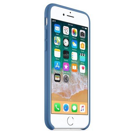 iPhone 8 / 7 Silicone Case - Denim Blue