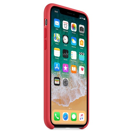iPhone X&nbsp;Silicone Case -&nbsp;Red Raspberry (foto 2)