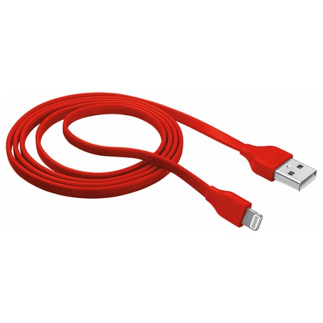 TRUST Flat Lightning Cable 1m&nbsp;- red (foto 1)