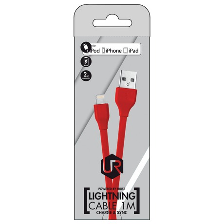TRUST Flat Lightning Cable 1m&nbsp;- red (foto 3)