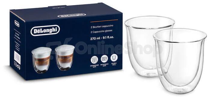 Skleničky na cappuccino DeLonghi
