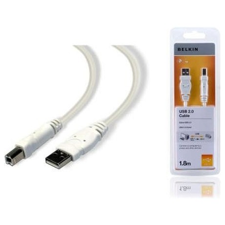 Kabel Belkin USB / USB-B, 1,8m - černý