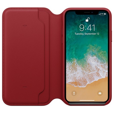 iPhone X&nbsp;Leather Folio - (foto 1)