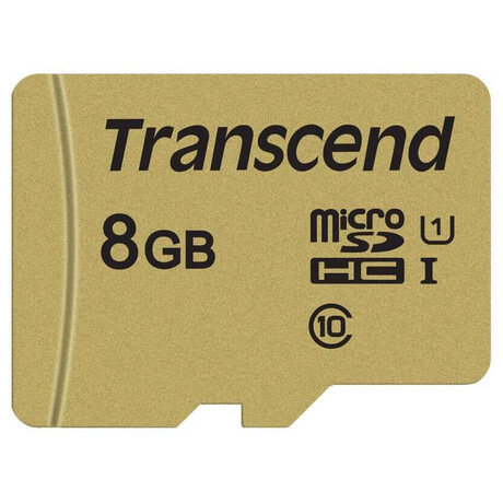 Transcend 8GB microSDHC 500S UHS-I U1 (foto 1)