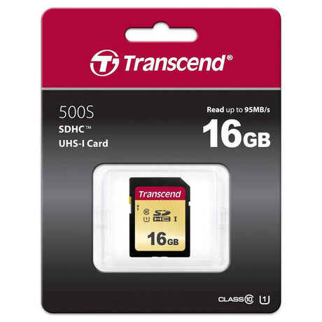 Transcend 16GB SDHC 500S (foto 1)