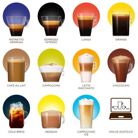NESCAFÉ® Dolce Gusto® Café au Lait Intenso kávové kapsle 16 ks