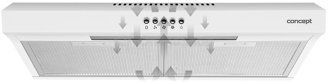 Odsavač par Concept OPP1260wh