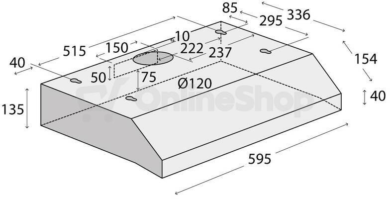 Odsavač par Concept OPP2260