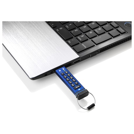 Flashdisk šifrovaný datAshur Pro USB3 256-bit 32GB (foto 2)