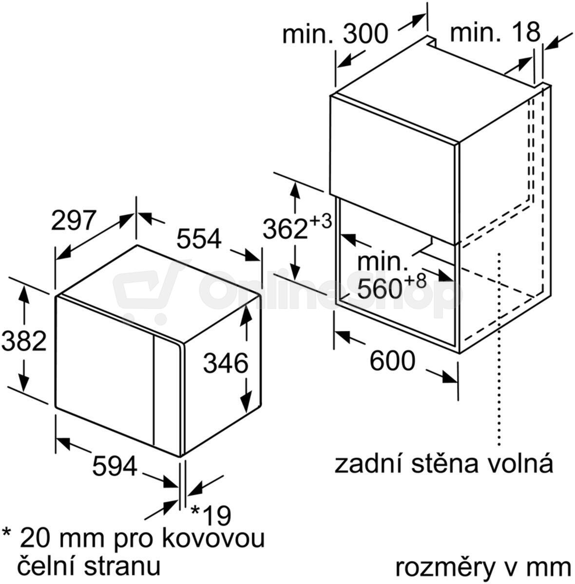 Mikrovlnná trouba Bosch BFL524MS0 Serie 6