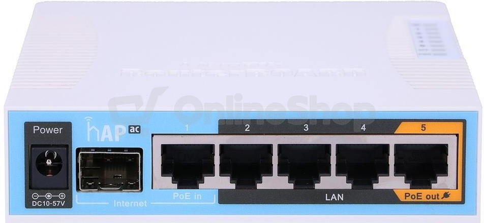 MIKROTIK RB962UiGS-5HacT2HnT,720MHz, hAP ac, 5xLAN