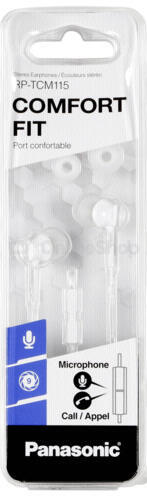 Sluchátka PANASONIC RP-TCM115E-W, bílá