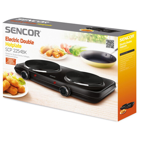 Dvouplotýnkový vařič Sencor SCP 2254BK