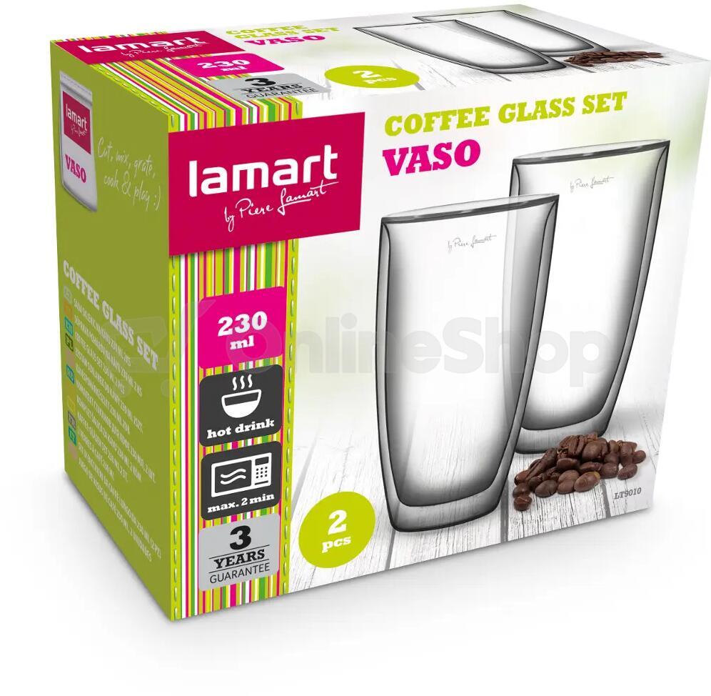 Sklenice na kávu Lamart VASO LT9010 SET 2 ks 230 ml