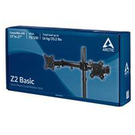 ARCTIC Z2 Basic  Dual Monitor Arm in black colour (AEMNT00040A)