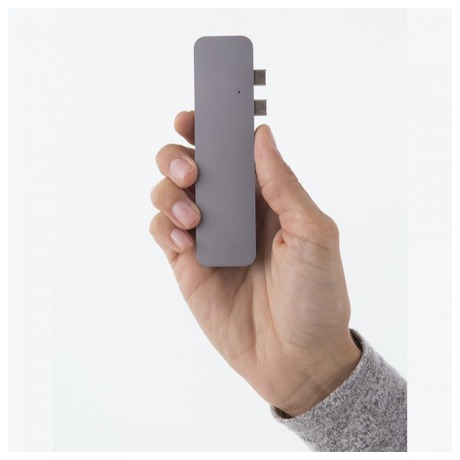 Hyper USB-C Hub s&nbsp;Thunderbolt 3&nbsp;- Space Gray (foto 3)