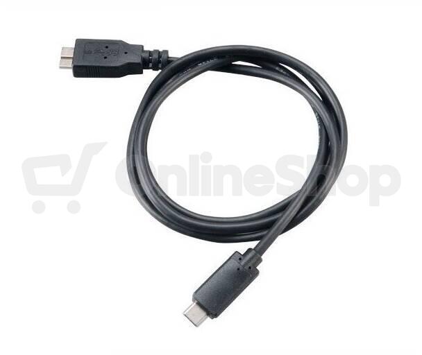 AKASA - USB 3.1 typ C na mikro B adaptér - 100 cm (AK-CBUB29-10BK)