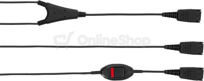 Jabra Supervisor Y-cord, QD-2xQD (mute switch) (8800-02-01)