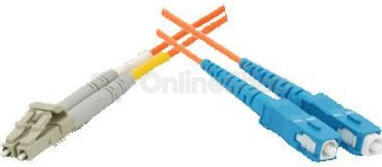 OEM optický patchkabel duplex LC-SC, 62,5/125um MM, 2m, OM1