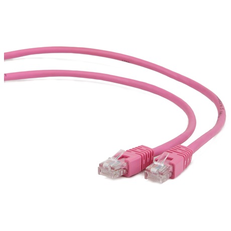 GEMBIRD Eth Patch kabel c5e UTP 5m&nbsp;- růžový (foto 1)
