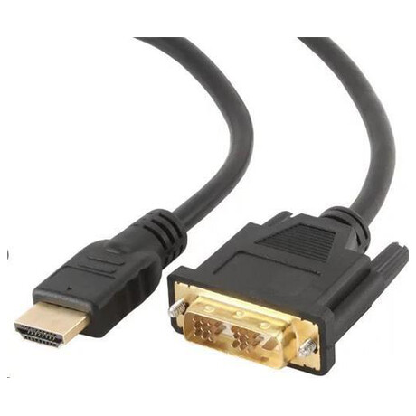 Gembird kabel HDMI-DVI 1,8m,M/M stn.,zlacen kontakty 1.3 (foto 1)