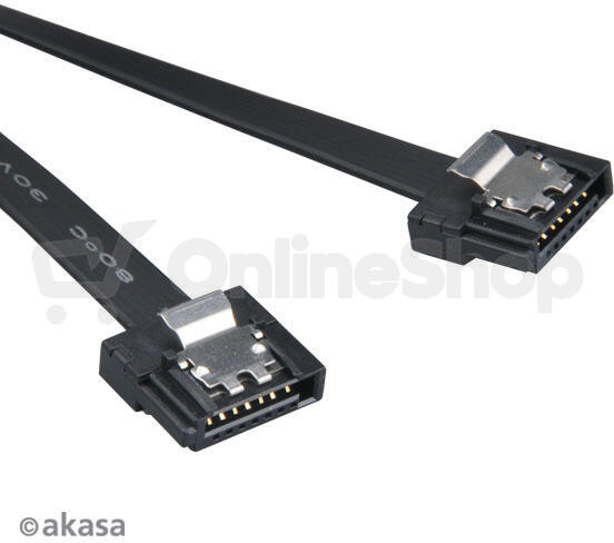 AKASA - Proslim - Sata kabel - 50 cm (AK-CBSA05-50BK)