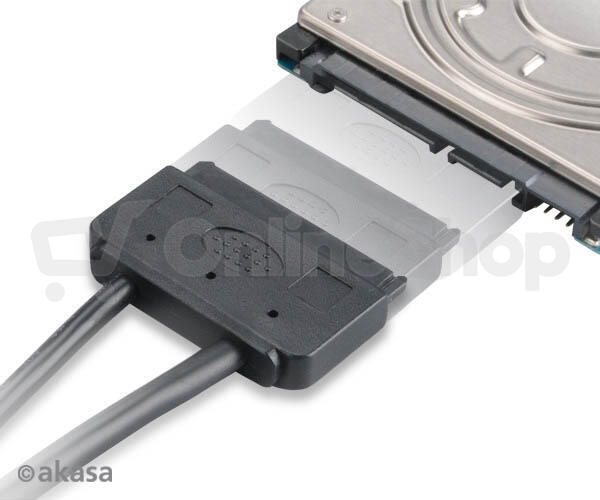 AKASA - Flexstor Esata kabel (AK-CBSA03-80BK)