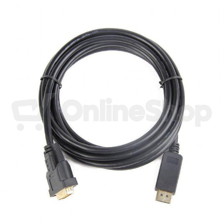 Gembird Kabel DisplayPort na DVI, M/M, 1m (CC-DPM-DVIM-1M)