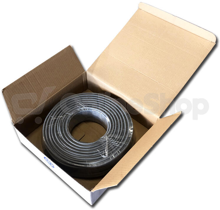DATACOM UTP flex,Cat6 PVC,šedý,100m,lanko (1385)