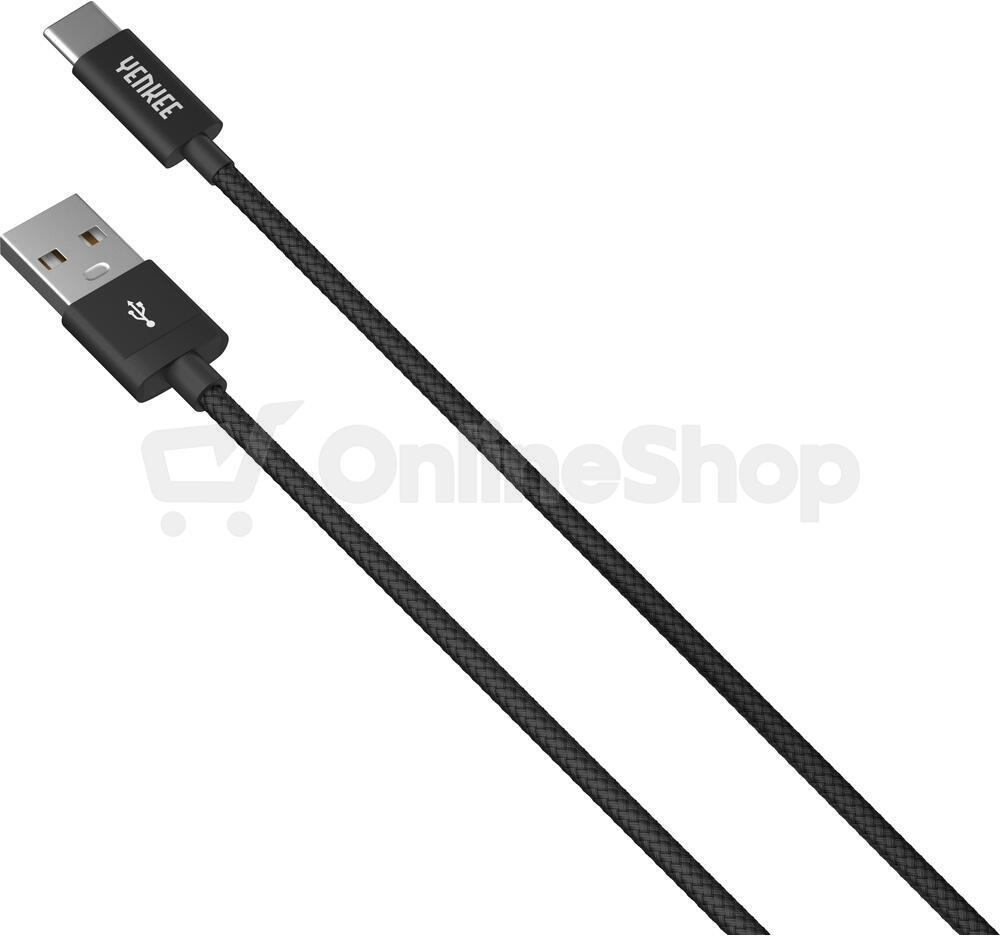 USB kabel Yenkee YCU 301 BK USB A 2.0 / C 1m