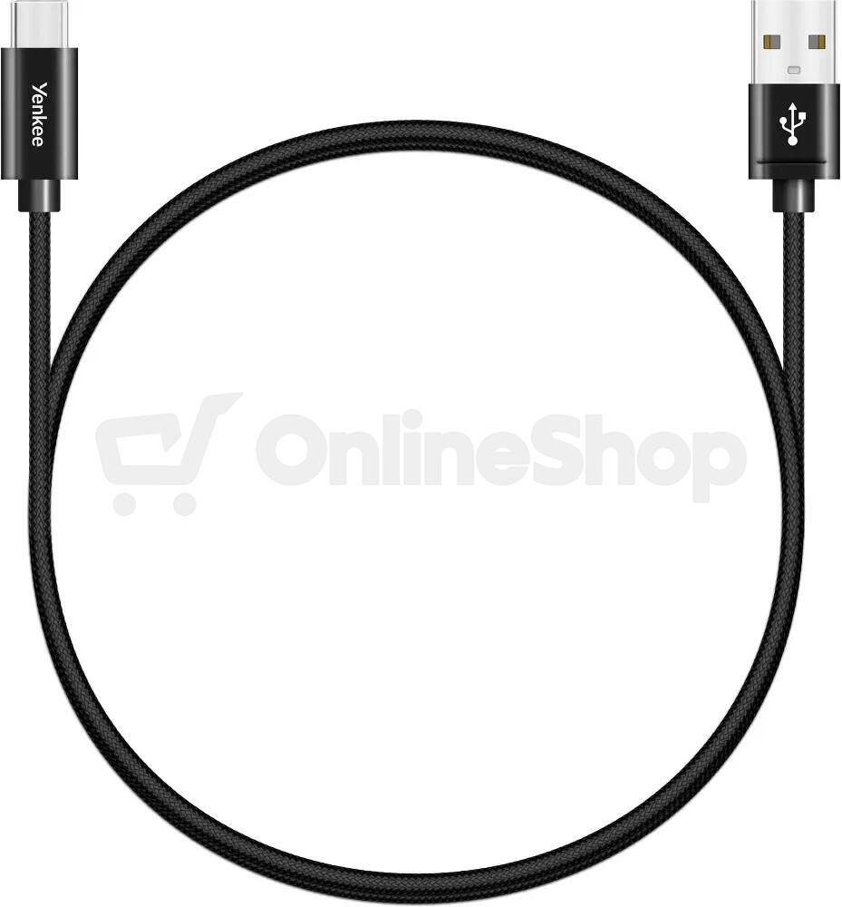 USB kabel Yenkee YCU 301 BK USB A 2.0 / C 1m
