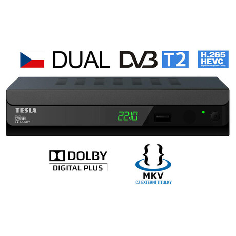 TESLA Duplex T2&nbsp;Dual -&nbsp;set-top box DVB-T2 (foto 3)