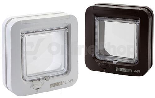 Dvířka SureFlap s mikročipem pro kočky, bílé