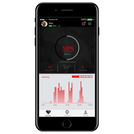 Paby GPS tracker a&nbsp;monitor aktivity -&nbsp;Black sign (foto 6)