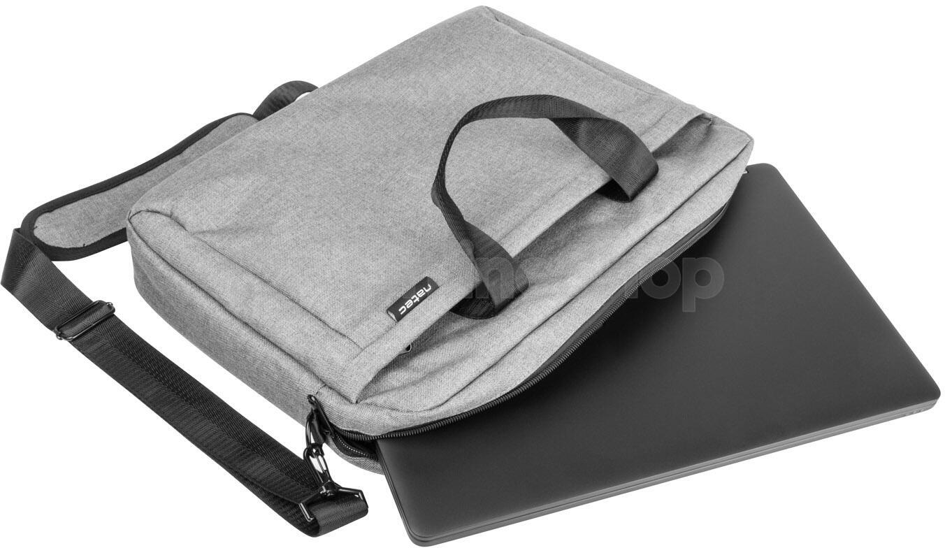 Brašna pro NB NATEC Mustela 15,6", šedá (NTO-0766)