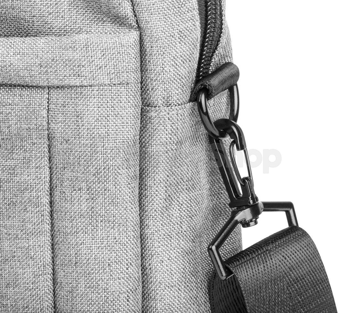 Brašna pro NB NATEC Mustela 15,6", šedá (NTO-0766)