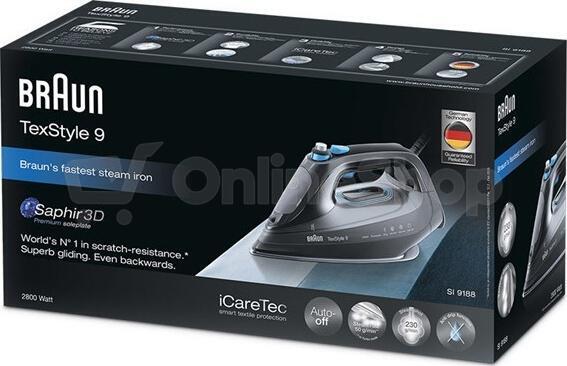 Žehlička Braun SI 9188 EBK | ONLINESHOP.cz
