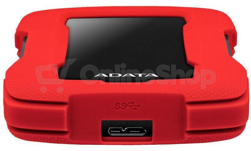 ADATA HD330 / 2TB / HDD / Externí / 2.5" / Červená / 3R (AHD330-2TU31-CRD)