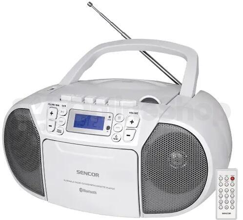 Rádiopřijímač s CD/USB/BT/KAZE Sencor SPT 3907 W