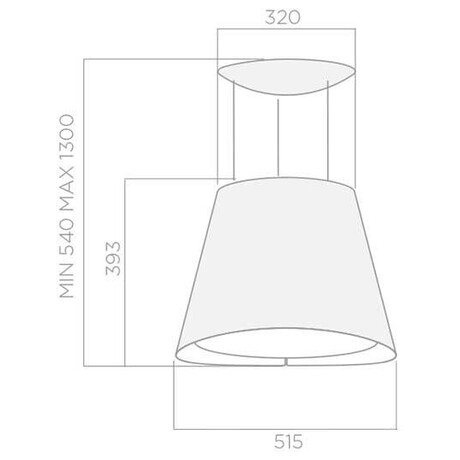 Odsava par ELICA ELICA EASY WH/F/50